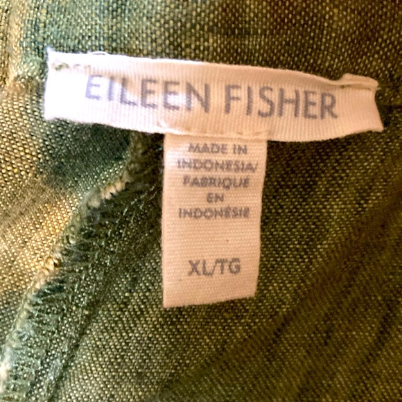 Eileen Fisher Green Pants Sz XL/TG - Picture 9 of 9